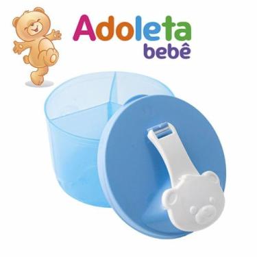 Imagem de Porta leite em pó 300ml adoleta azul