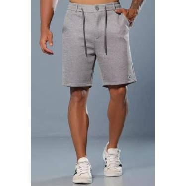 Imagem de Bermuda Masculina Pitbull Lançamento Ref 91322, Cinza, M