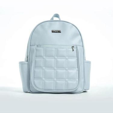 Imagem de Mochila de Maternidade Hug Linha Caramelo Azul Bebê, Azul