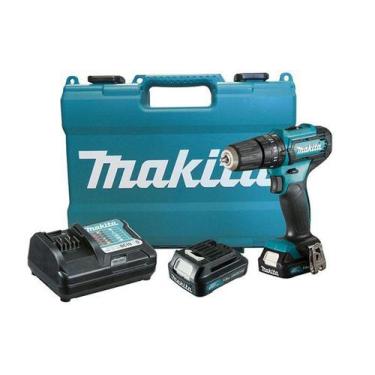 Imagem de Parafusadeira furadeira de impacto makita a bateria 12v hp333dwye