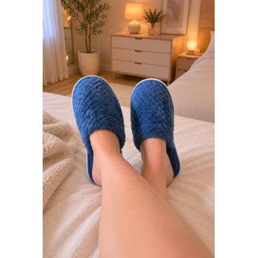 Imagem de Pantufa pollo 37-38 azul classico - Appel