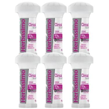 Imagem de Kit 6 Desodorante Twist Clinical Rosa Herbíssimo 45G - Dana - Dana Cos