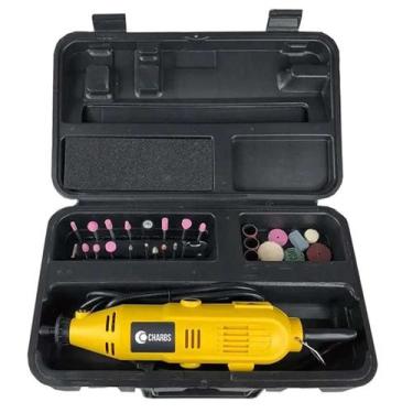 Imagem de Micro Retifica 220V com 40 Pecas Charbs