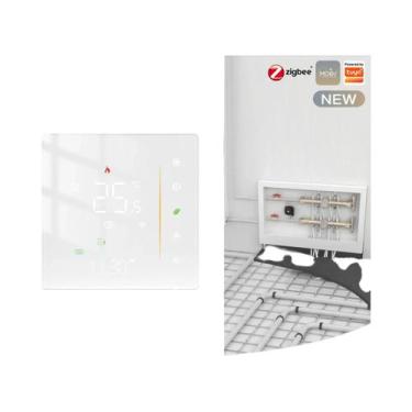 Imagem de Termostato Inteligente WiFi Para Aquecimento De Piso Elétrico, Control