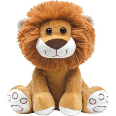Imagem de Pelúcia Leão Antialérgica Baby Decoração Leãozinho Bebê 25cm - Buba, M
