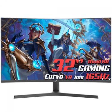 Imagem de Monitor Gamer SuperFrame Prisma X, 32 Pol, Curvo, VA, Quad HD, 1ms, 16