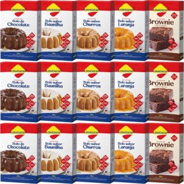 Imagem de Kit com 15 Unidades Sabores Variados Bolo e Brownie Lowçucar 150g