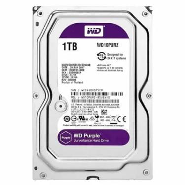 Imagem de HD Interno WD 1TB Purple, 5400 RPM, SATA 3 - WD10PURZ