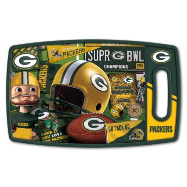Imagem de YouTheFan Tábua de corte NFL Green Bay Packers Retro Series, média