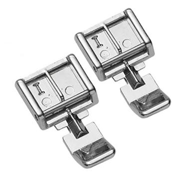 Imagem de 02 Pezinho Calcador Pregar Ziper e Vivo Singer Elgin Janome