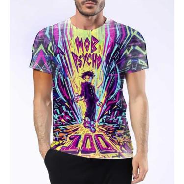 Imagem de Camiseta Camisa Mob Psycho 100 Quadrinhos One Mangá Hd 10 - Estilo Kra