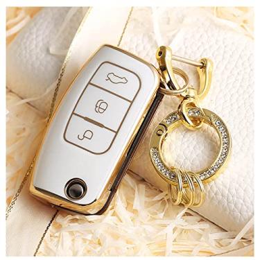 Imagem de Capa De Chave De Carro Tpu, Apto Para Ford Fiesta Focus 2 Ecosport Kuga Escape Falcon B-Max C-Max Eco Sport Galaxy