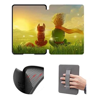 Imagem de Capa para Kindle 10ª geração em 2019, modelo J9G29R, capa à prova de quedas com alça de mão e ativação automática - função hibernar