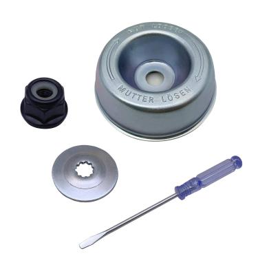 Imagem de Kit de adaptador de lâmina de substituição RayTour para cortadores de cordas STIHL para cortador de escova de manutenção da placa de arruela do motorista da porca para cortador de grama Stihl