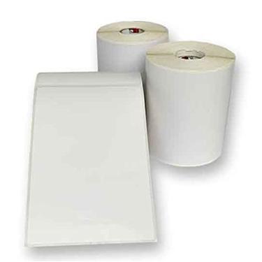 Imagem de Etiqueta Couchê Adesiva para Logística - 100 x 150 mm e 1 Col. - Rolo 35 metros, Tubete 1" - Caixa com 40 rolos (100 x 150)