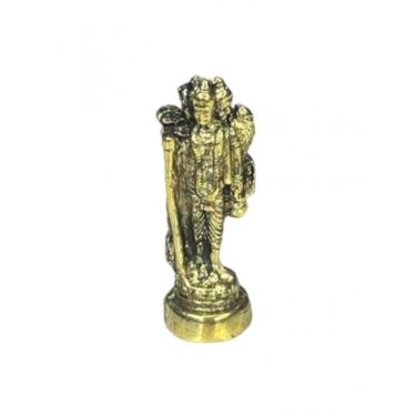 Imagem de Escultura Trimurt Deuses Brahma, Vishno, Shiva 4,0 cm Metal