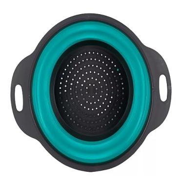 Imagem de Escorredor Silicone Macarrão Massas 25 Cm Vapor Dobravél