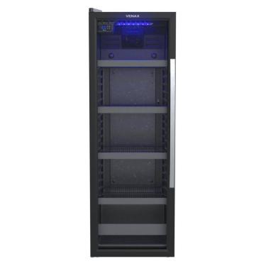 Imagem de Cervejeira Venax 209L Blue Light Preto Porta Invertida