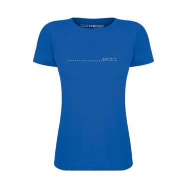 Imagem de Camiseta Bio Feminina Básica Microfibra UV50+ - Lupo Sport (BR, Alfa, G, Regular, Azul)