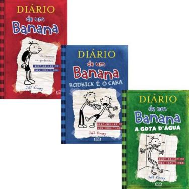 Imagem de Coleção Diário De Um Banana: 1, 2 E 3. - Kit De Livros