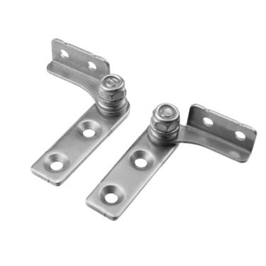 Imagem de WDONAY Torque 0,8 N.M, dobradiças de eixo de torque de aço inoxidável 304, dobradiças de torção ajustáveis para portas e janelas, 1 par (G + R)