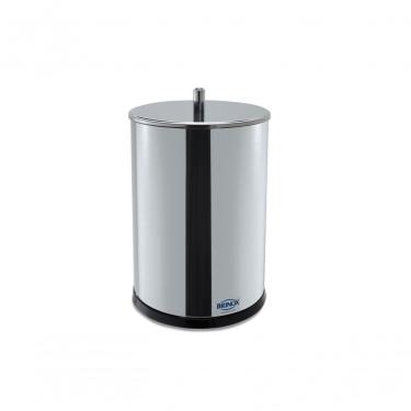 Imagem de Lixeira Inox Tampa 7,8litros Decorlinelixeiras ø 18,5x32cm