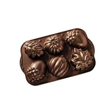 Imagem de Nordic Ware Forma para petiscos de outono, bronze