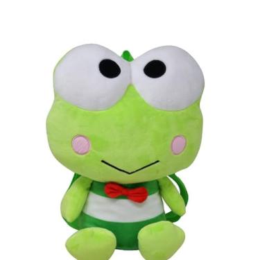 Imagem de Fast Forward Mochila de pelúcia Hello Kitty Keroppi de 35,5 cm