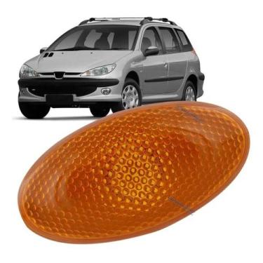 Imagem de Lanterna Pisca Lateral Paralama 206 207 307 C3 Picasso - Ambar Laranja