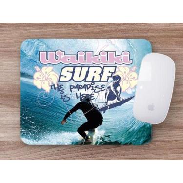 Imagem de Mouse Pad Emborrachado Personalizado Surf Surfista Praia - Deluzz, Wai