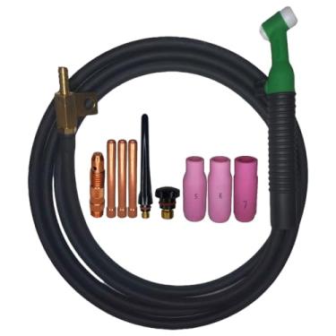 Imagem de Tocha Tig Grande Valvulada Seca Rígida 3,5m Hw-26v Olhal Completa Maquina Inversora de Solda