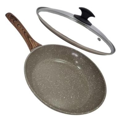Imagem de Frigideira Grafito Cook 24cm com tampa - Mimo Style