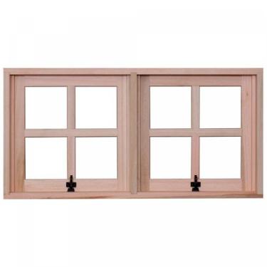 Imagem de Janela de Madeira Maxim-ar 60x100cm com Caixilho 9,4cm Ewr Mp53 Rondos