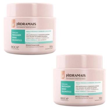Imagem de kit 2 Creme desodorante Hidramais massagem Nano Enzimático 500g