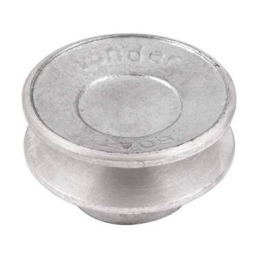 Imagem de Polia alumínio 60mm 1 canal perfil a - Vonder