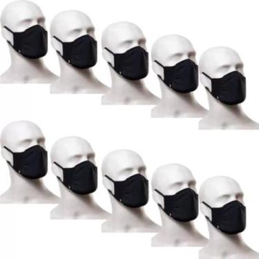 Imagem de Mascara lupo kit 10 unidades cor preta
