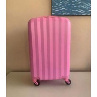 Imagem de Mala de bordo capacidade 10kg padrão anac tokio - Ultra Leve, Rosa beb