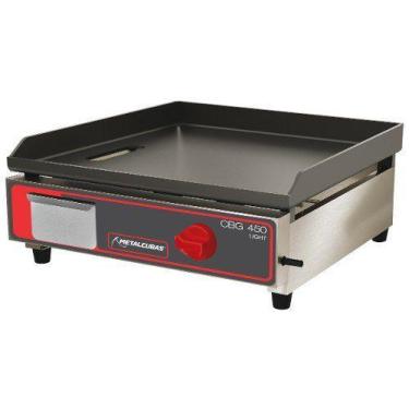 Imagem de Chapa Sanduíche Light 45x46cm Metalcubas Cbg450l Gás