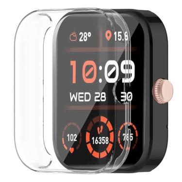 Imagem de Msvueioe [Pacote com 2] Protetor de tela compatível com Blackview R50 / IOWODO R50, capa macia revestida de TPU (poliuretano termoplástico), capa protetora completa compatível com relógio inteligente