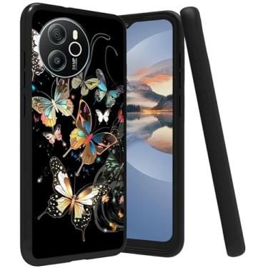 Imagem de HEAKIERG Capa para telefone Blackview Shark 8 6,78 polegadas TPU macio, capa híbrida à prova de choque com proteção contra quedas para Blackview Shark 8 2023 homens e mulheres, borboleta