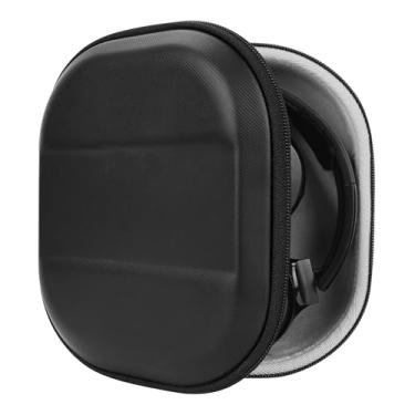 Imagem de Geekria Capa protetora para fones de ouvido compatível com Skullcandy Crusher ANC 2/Evo, Hesh ANC, bolsa de transporte de viagem rígida de substituição com armazenamento de cabos (preto)