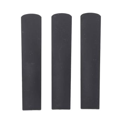 Imagem de Palhetas para Saxofone Tenor, 3 Peças, 2.5 de Resistência, Cor Preta, Resina, Tenor, Sax, Boquilha para Iniciantes, Estudantes, Prática
