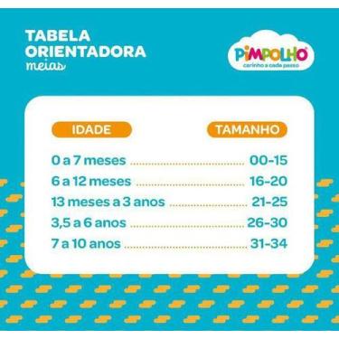 Imagem de Kit Meia Sapatinho Feminino Com 3 Pares 16 A 20 - Pimpolho