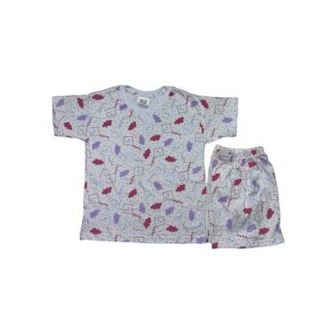 Imagem de Pijama Infantil Menina Estampas Sortidas - Olv Jeans, Colorido, 4