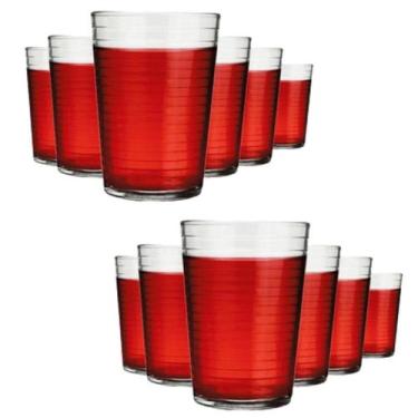 Imagem de Jogo De Copos De Vidro Grosso Resistente 265 mL - NADIR FIGUEIREDO