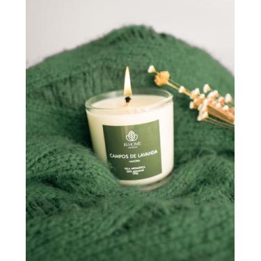 Imagem de Vela Aromática Sublime  IS HOME ESSENCE  Campos de Lavanda + Alecrim -