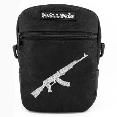 Imagem de Shoulder Bag Mini Bolsa Lateral Pega a Visão - MP Moda Masculina, Pret
