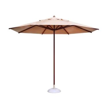 Imagem de Ombrelone Guarda Sol Piscina Casa Praia Base Branco 240cm - Luminárias