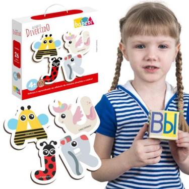 Imagem de Brinquedo Educativo Alfabeto Divertido Alfabetizacao Letras - Babebi