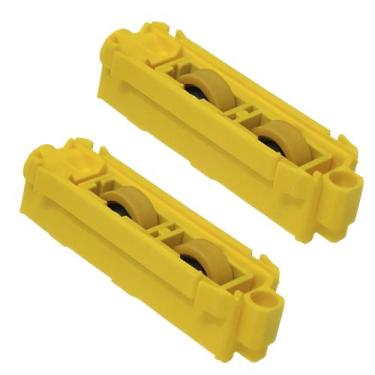 Imagem de Roldana Dupla Para Porta e Janela Alumínio ROL40 Linha Gold - Kit 2 Pç